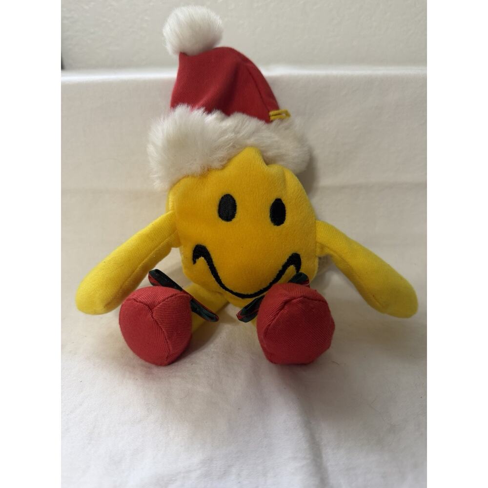 Vintage Dan Dee Smiley Face Christmas Plush 10”